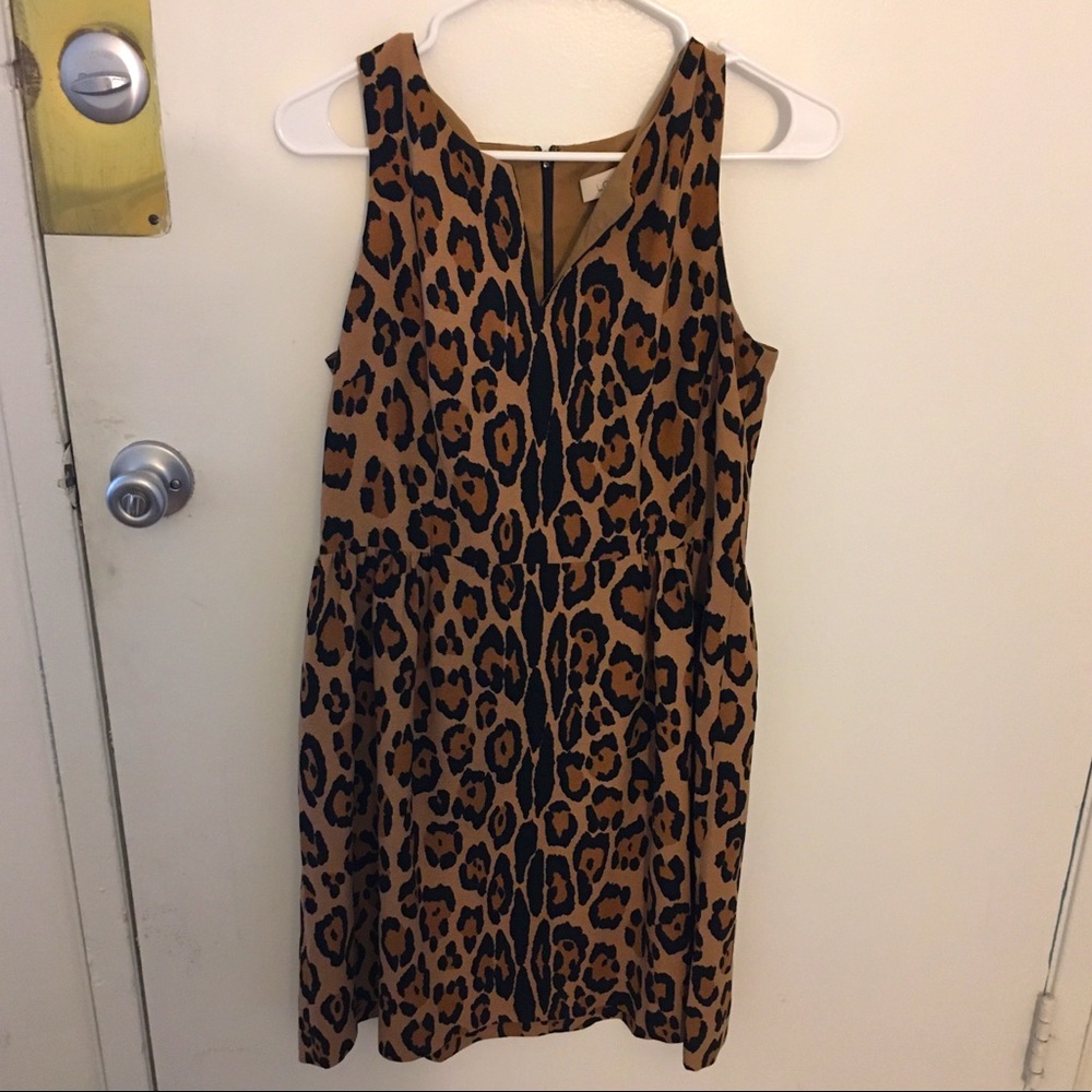 Loft Leopard Print Dress